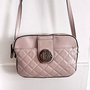 Pink Guess strap bag, small perfect for travel!